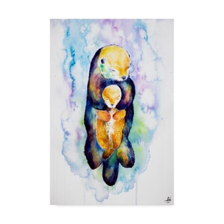 Marc Allante 'Dream On Otter' Canvas Art,16x24